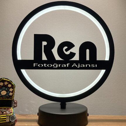 firma ve kişiye özel led masa lambası