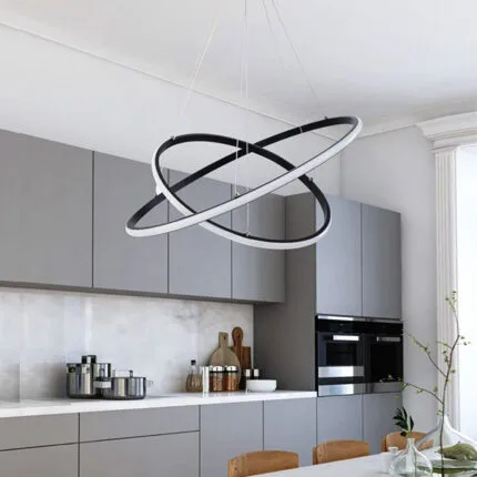 2'li Çember Sarkıt Led Avize