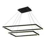 Sezar 2'li Dikdörtgen Sarkıt Led Avize