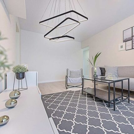 Sezar 3’lü Dikdörtgen Sarkıt Led Avize