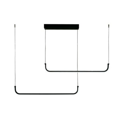 Sezar 2'li Modern U Model Dekoratif Sarkıt Led Avize