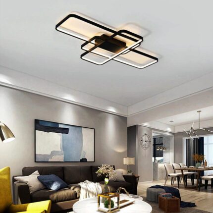 Dikdörtgen Plafonyer Led Avize