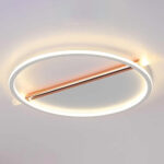 Pablo Bronz Model Beyaz Renk Modern Plafonyer Led Avize