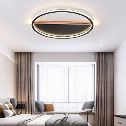 Pablo Bronz Model Siyah Renk Modern Plafonyer Led Avize