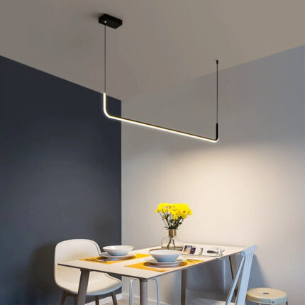 Sezar Modern U Sarkıt Led Avize