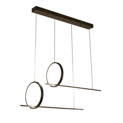 Sezar Sarkıt Led Avize Siyah Renk