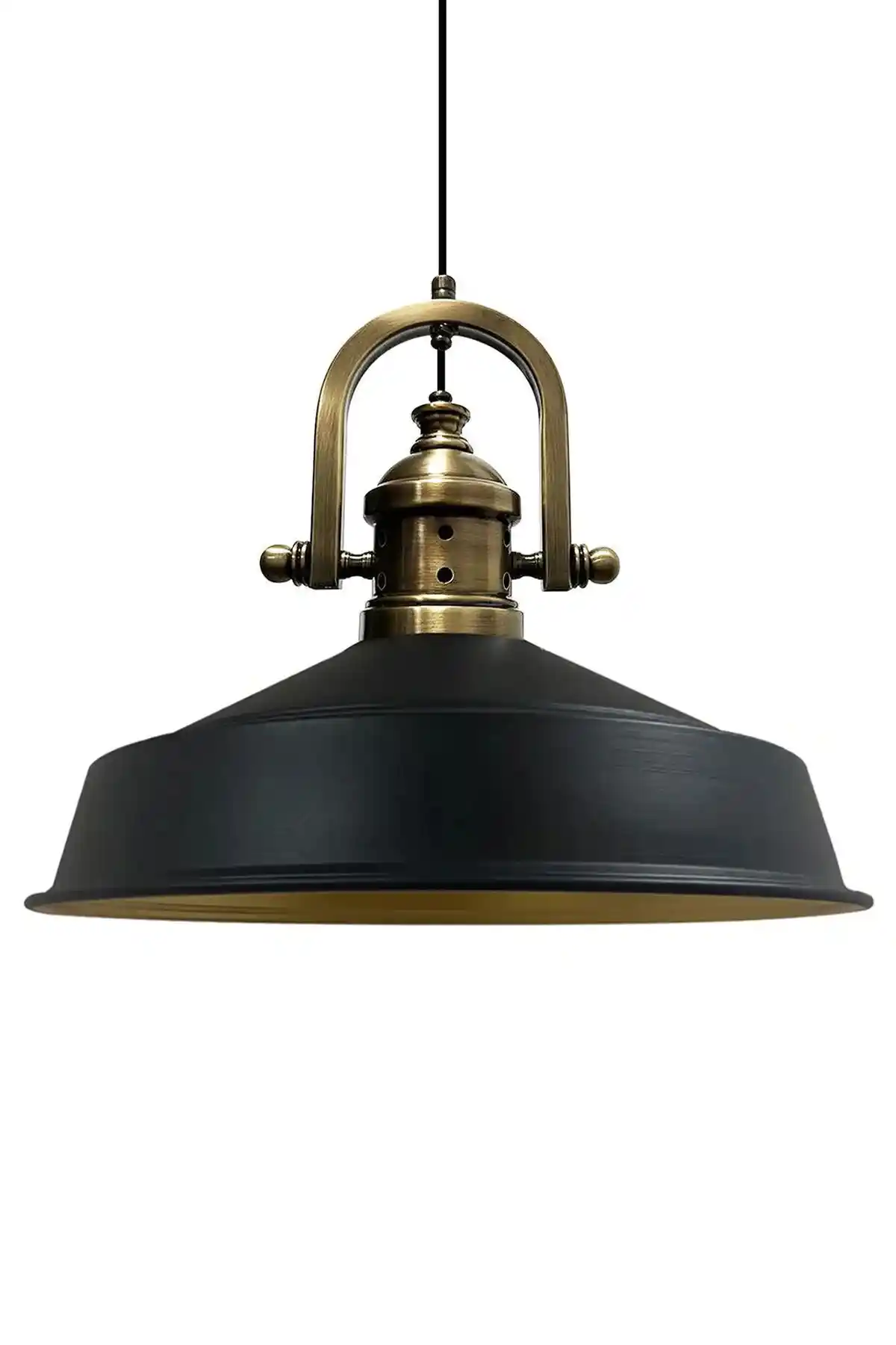 Parbek Tekli Retro Sarkıt Avize Lamba Gemici Eskitme Başlık Siyah Sarı Parbek Tekli Retro Sarkıt Avize Lamba Gemici Eskitme Başlık Siyah Sarı