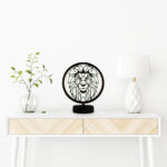 Aslan Model Kumandalı Rgb Led Masa Lambası