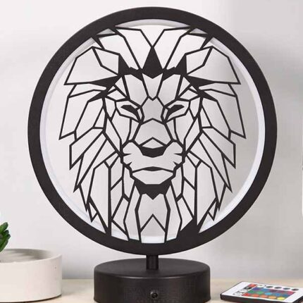 Aslan Model Kumandalı Rgb Led Masa Lambası