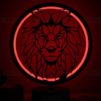 Aslan Model Kumandalı Rgb Led Masa Lambası