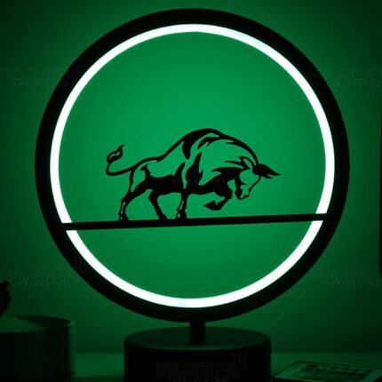 Boğa Model Kumandalı Rgb Led Masa Lambası