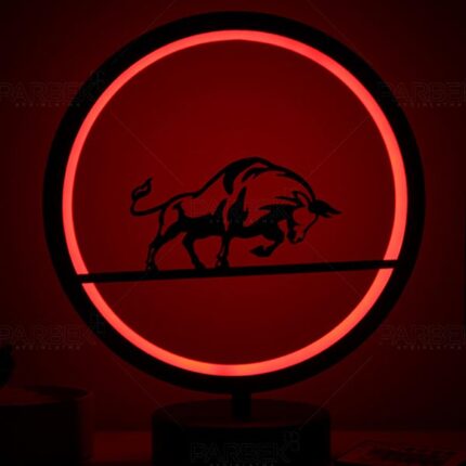 Boğa Model Kumandalı Rgb Led Masa Lambası