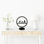 Ceylan Hayvan Figürlü Çocuk Odası Kumandalı Rgb Led Masa Lambası