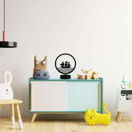 Gemi Figürlü Çocuk Odası Kumandalı Rgb Led Masa Lambası