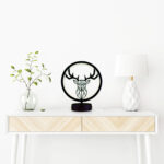 Geyik Model Kumandalı Rgb Led Masa Lambası