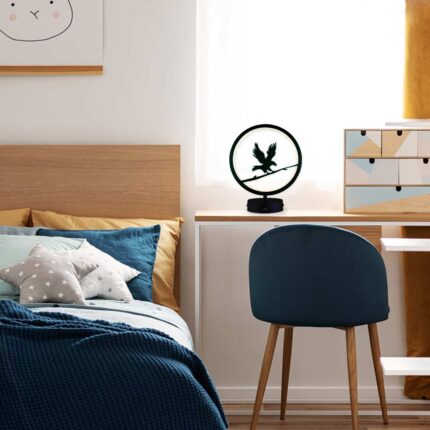 Kartal Model Kumandalı Rgb Led Masa Lambası