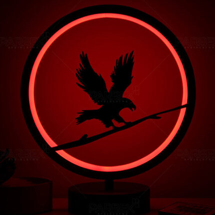 Kartal Model Kumandalı Rgb Led Masa Lambası