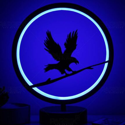 Kartal Model Kumandalı Rgb Led Masa Lambası