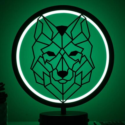 Kurt Rgb Led Kumandalı Masa Lambası