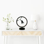 Maymun Hayvan Figürlü Çocuk Odası Kumandalı Rgb Led Masa Lambası