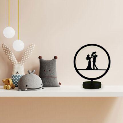 Mutlu Aile Çocuk Odası Kumandalı Rgb Led Masa Lambası