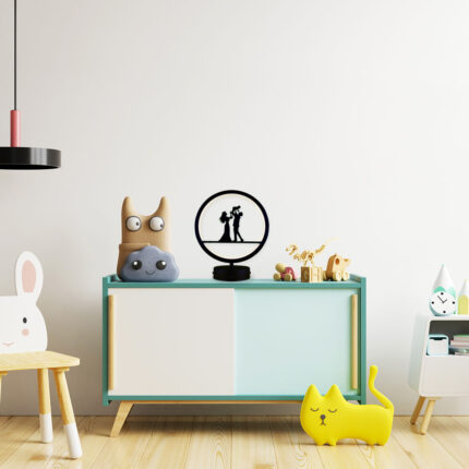 Mutlu Aile Çocuk Odası Kumandalı Rgb Led Masa Lambası