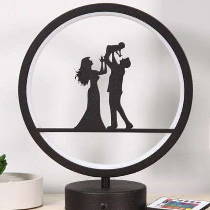 Mutlu Aile Çocuk Odası Kumandalı Rgb Led Masa Lambası