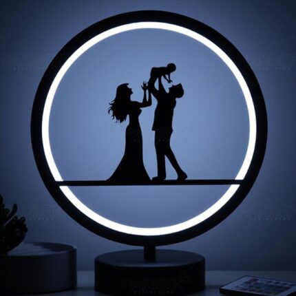 Mutlu Aile Çocuk Odası Kumandalı Rgb Led Masa Lambası