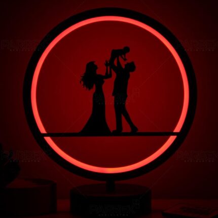 Mutlu Aile Çocuk Odası Kumandalı Rgb Led Masa Lambası