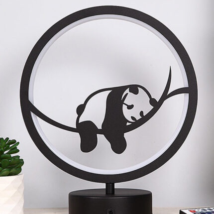Panda Rgb Led Kumandalı Masa Lambası
