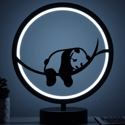 Panda Rgb Led Kumandalı Masa Lambası