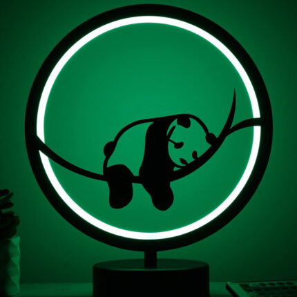 Panda Rgb Led Kumandalı Masa Lambası