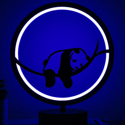 Panda Rgb Led Kumandalı Masa Lambası
