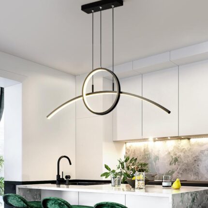 Yay Model Modern Sarkıt Led Avize - Görsel 3