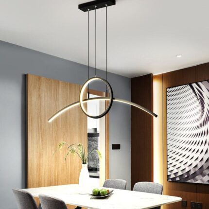 Yay Model Modern Sarkıt Led Avize - Görsel 2