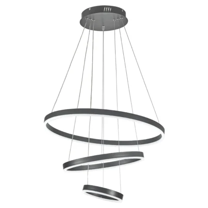 Sezar 3'lü Çember Sarkıt Led Avize