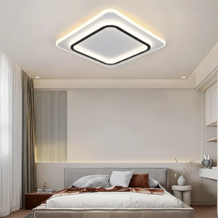 Parbek Pablo Pablo Aura Kare Model Modern Sıva Üstü Plafonyer Led Avize Aydınlatma PBSA-55