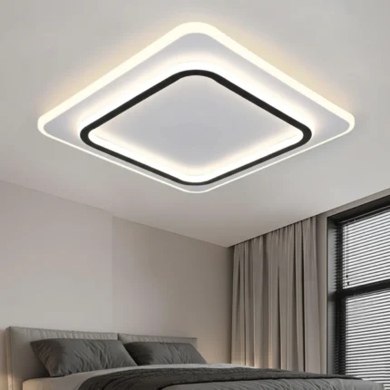 Parbek Pablo Pablo Aura Kare Model Modern Sıva Üstü Plafonyer Led Avize Aydınlatma PBSA-55