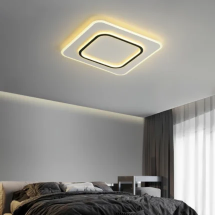 Parbek Pablo Pablo Aura Kare Model Modern Sıva Üstü Plafonyer Led Avize Aydınlatma PBSA-55