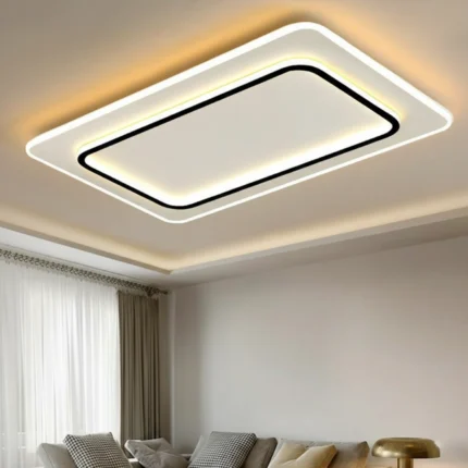 Parbek Pablo Aura Dikdörtgen Model Modern Sıva Üstü Plafonyer Led Avize Aydınlatma PBSA-56